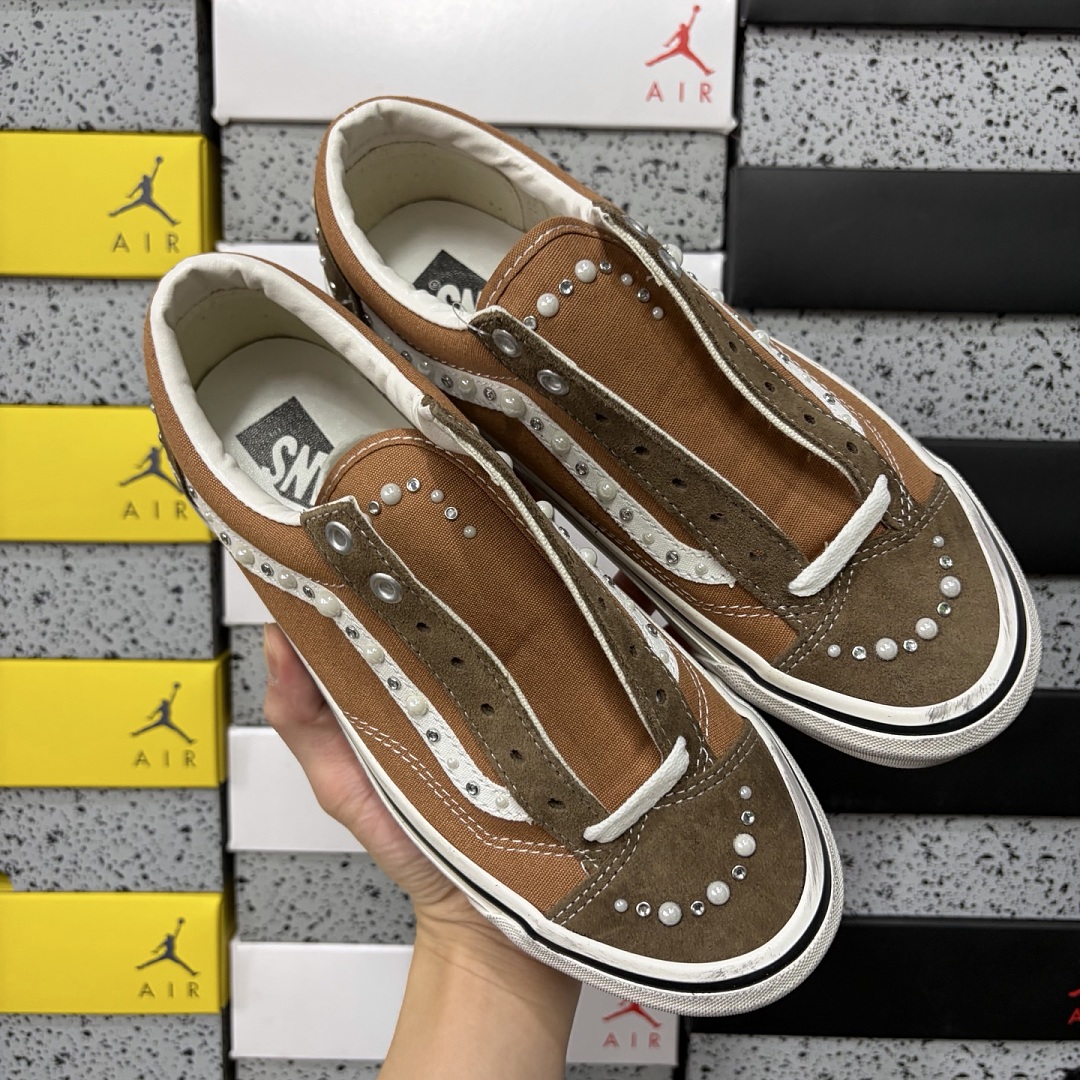 Vans LX Old Skool 36 Pearlized Pack Vintage Cocoa Brown V - Image 7