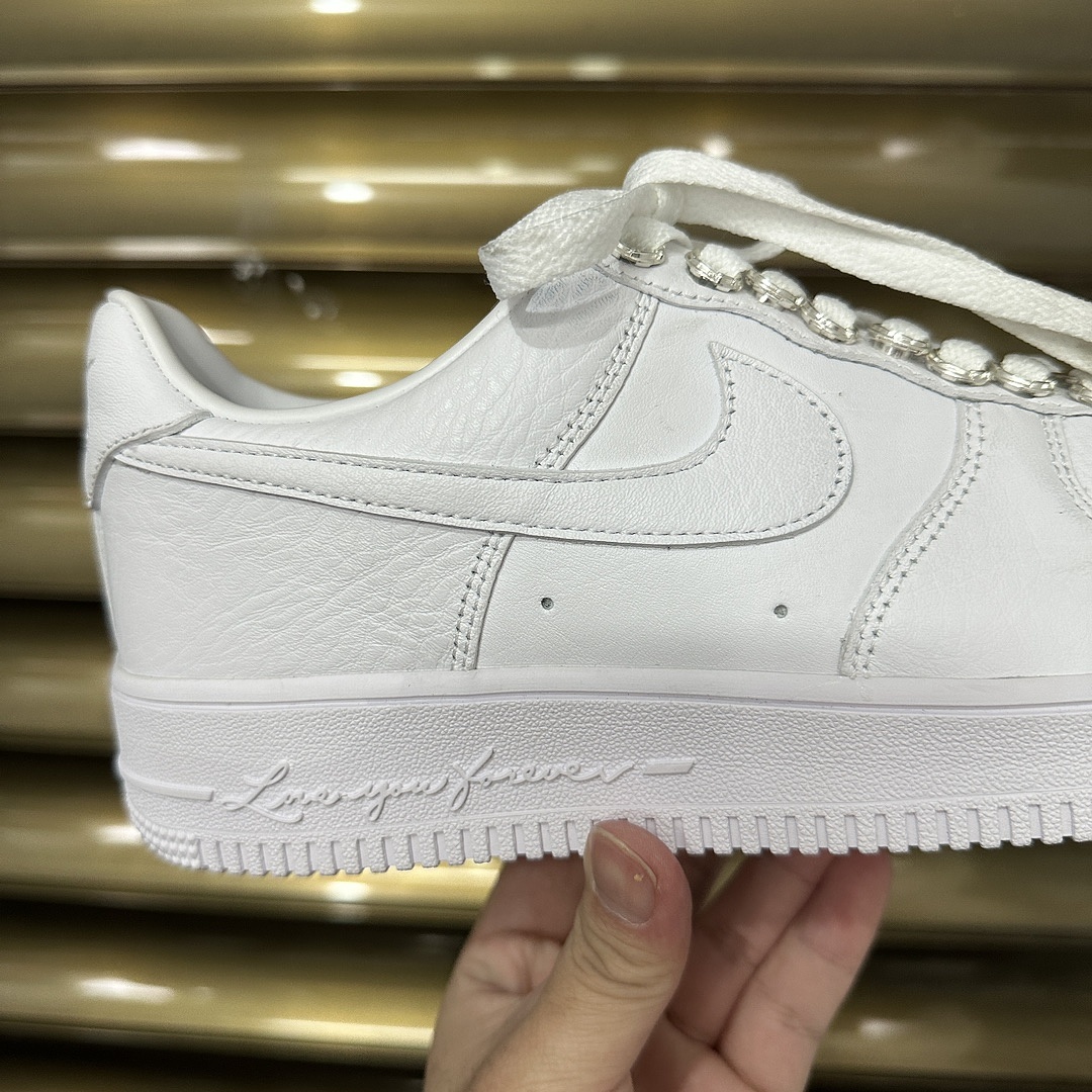 Nike Air Force 1 Low SP Drake NOCTA X Chrome Hearts (White) - Image 13