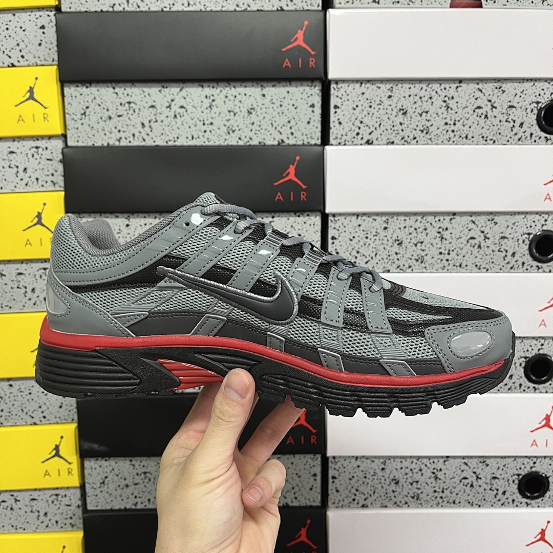 Nike P-6000 Cool Grey University (Red) - Image 4