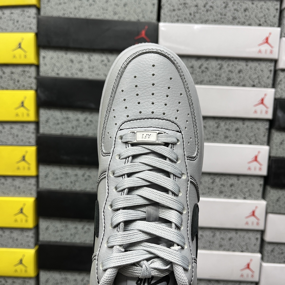 Nike Air Force 1 Low '07 LV8 Wolf (Grey Black) - Image 4