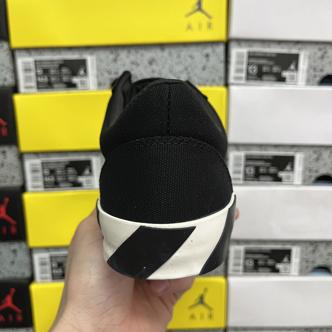 Off-White Abloh Vulc Low Top (Black) - Image 6