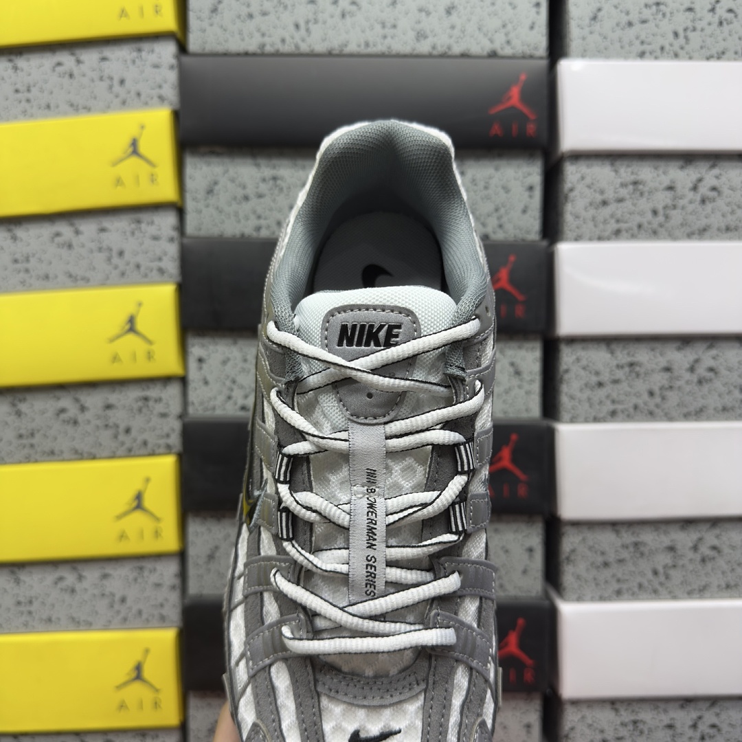 Nike P-6000 White Metallic Cool (Grey Black) - Image 3