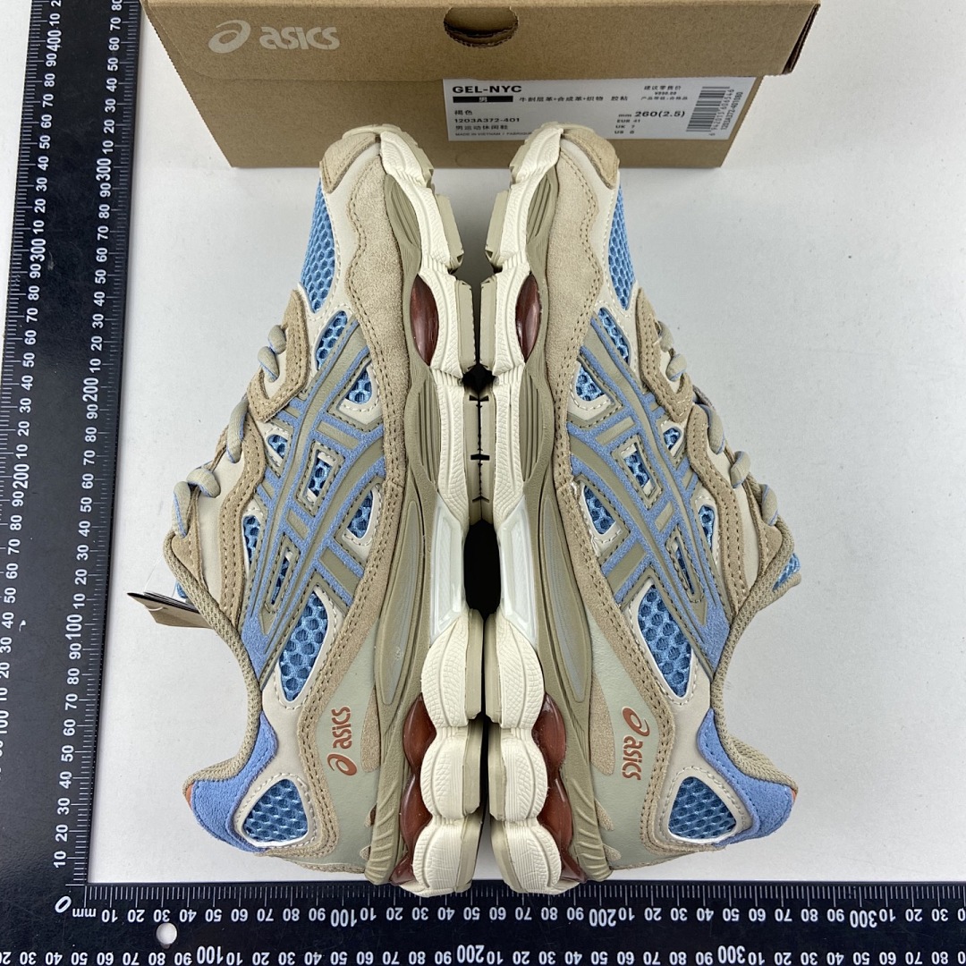 ASICS Gel-NYC Harbor Blue Wood Crepe NYC (Brown) - Image 9