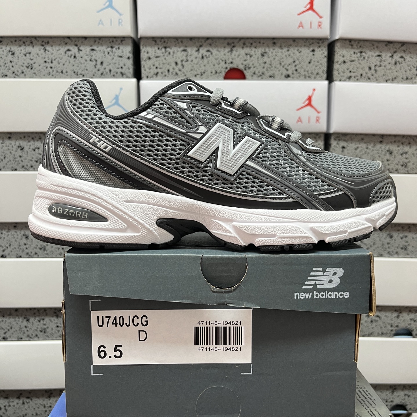New Balance 740 (Slate Grey Black Cement) - Image 10