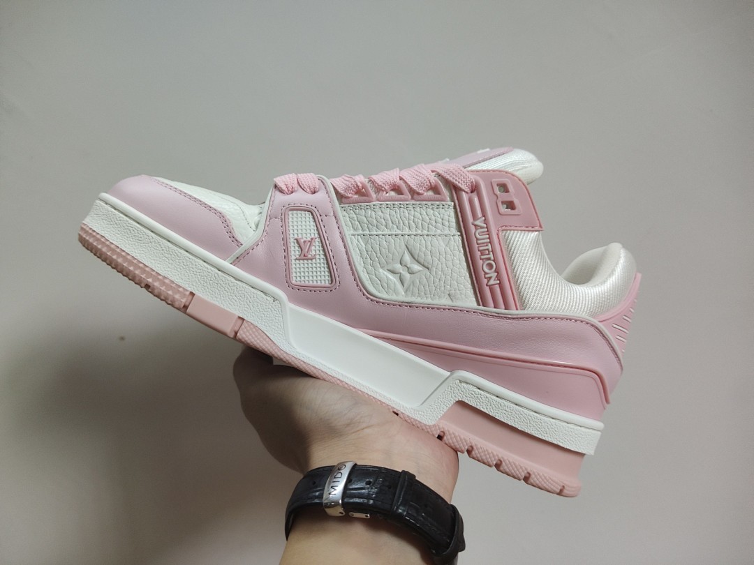 Louis Vuitton LV Trainer Pink Rose - Image 3