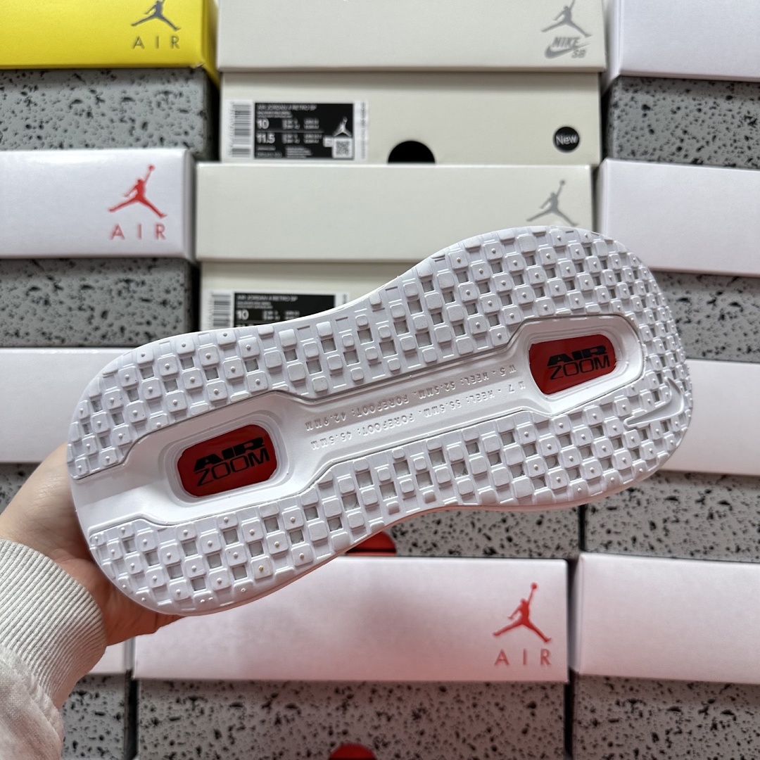 Nike Vomero Premium White Bright Crimson HQ2050-103 - Image 7