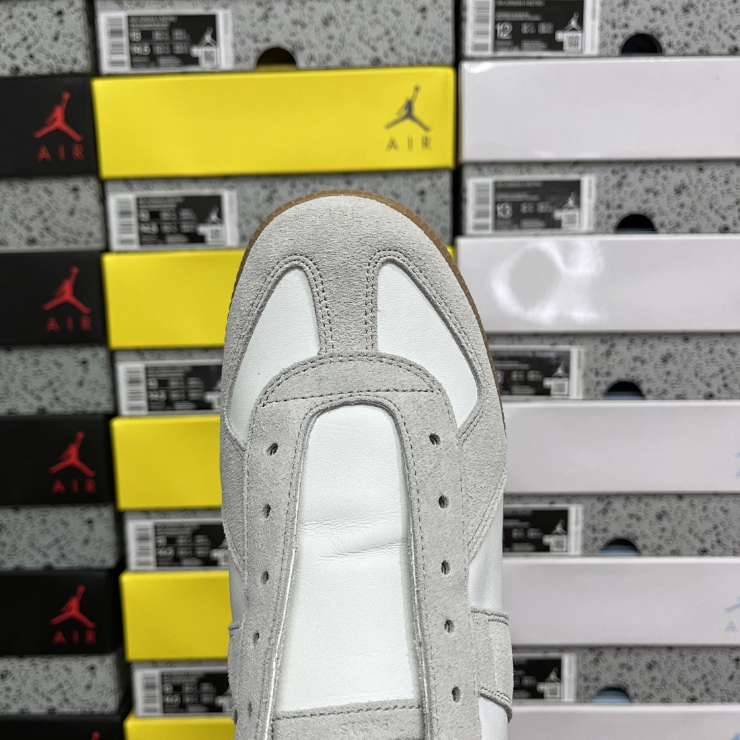 On Running Maison Margiela Replica German Army Trainer GAT LJ : White Grey 1163/1 - Image 7