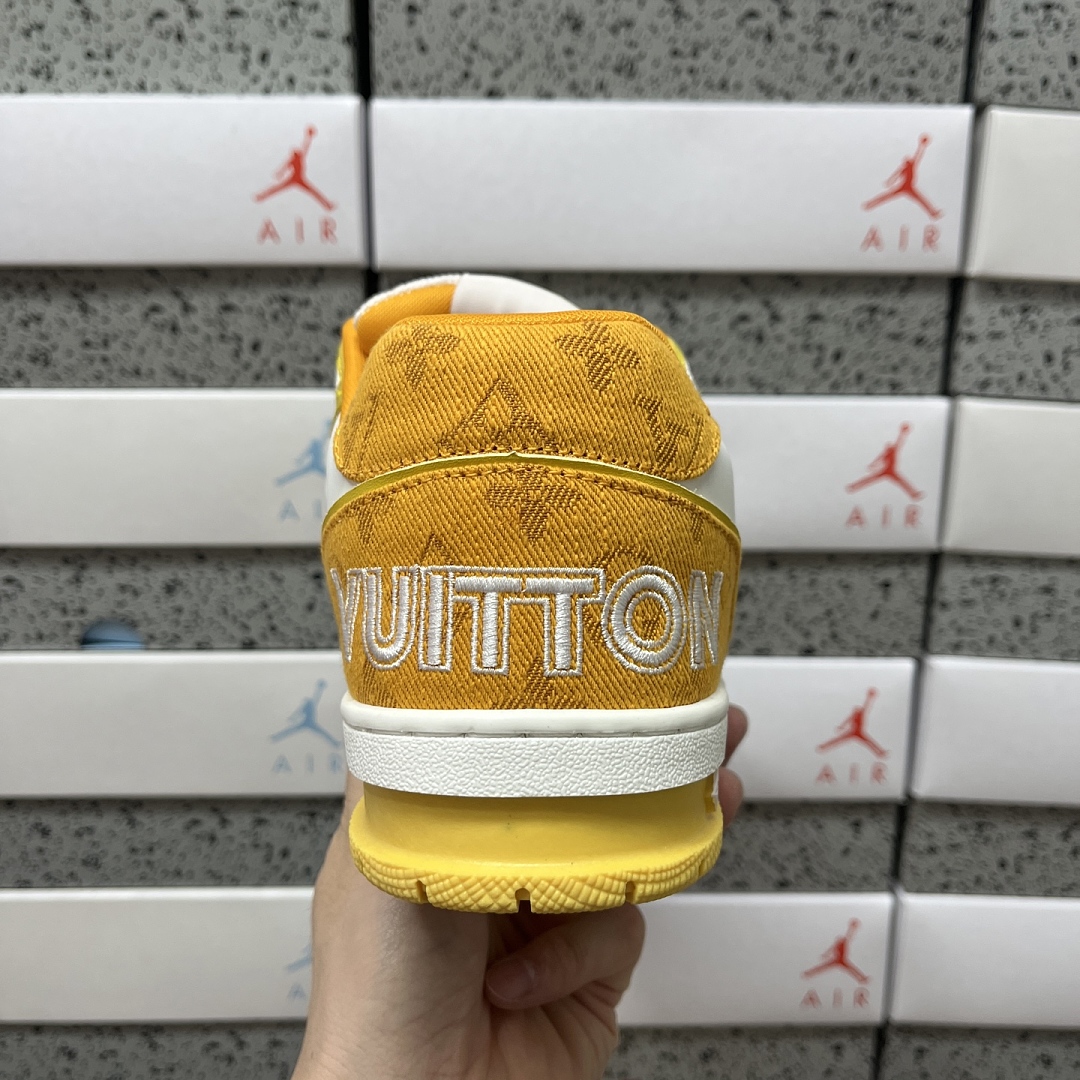 Louis Vuitton Trainer (White Yellow) - Image 2