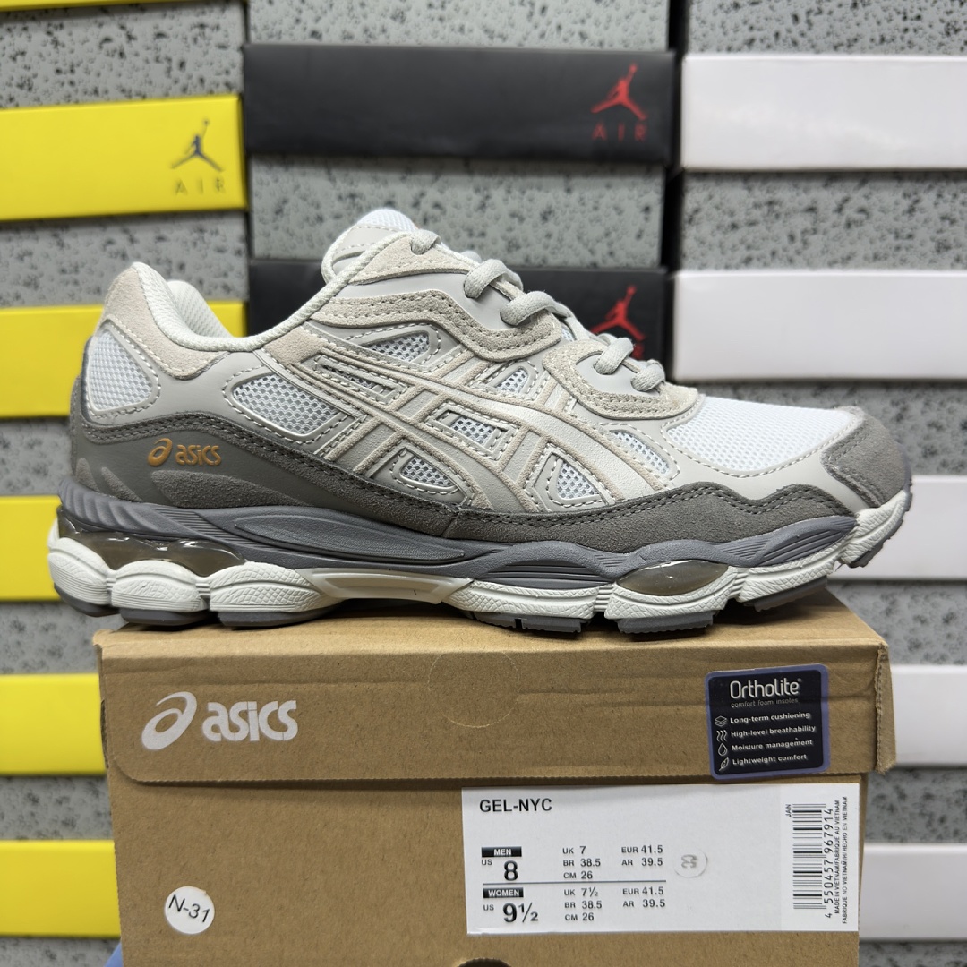 ASICS Grey White N-31