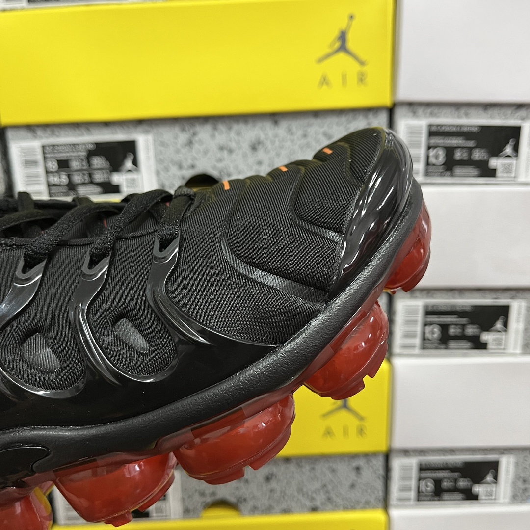 Nike Air VaporMax Plus Black Light Smoke Grey Magma (Orange) - Image 6