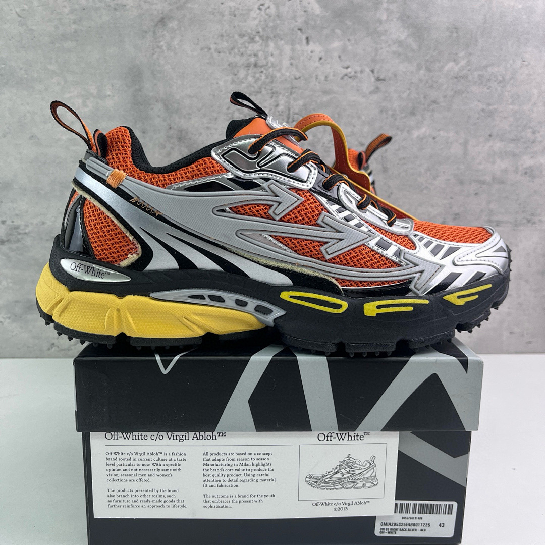 Off-White Be Right Back (Silver Orange)
