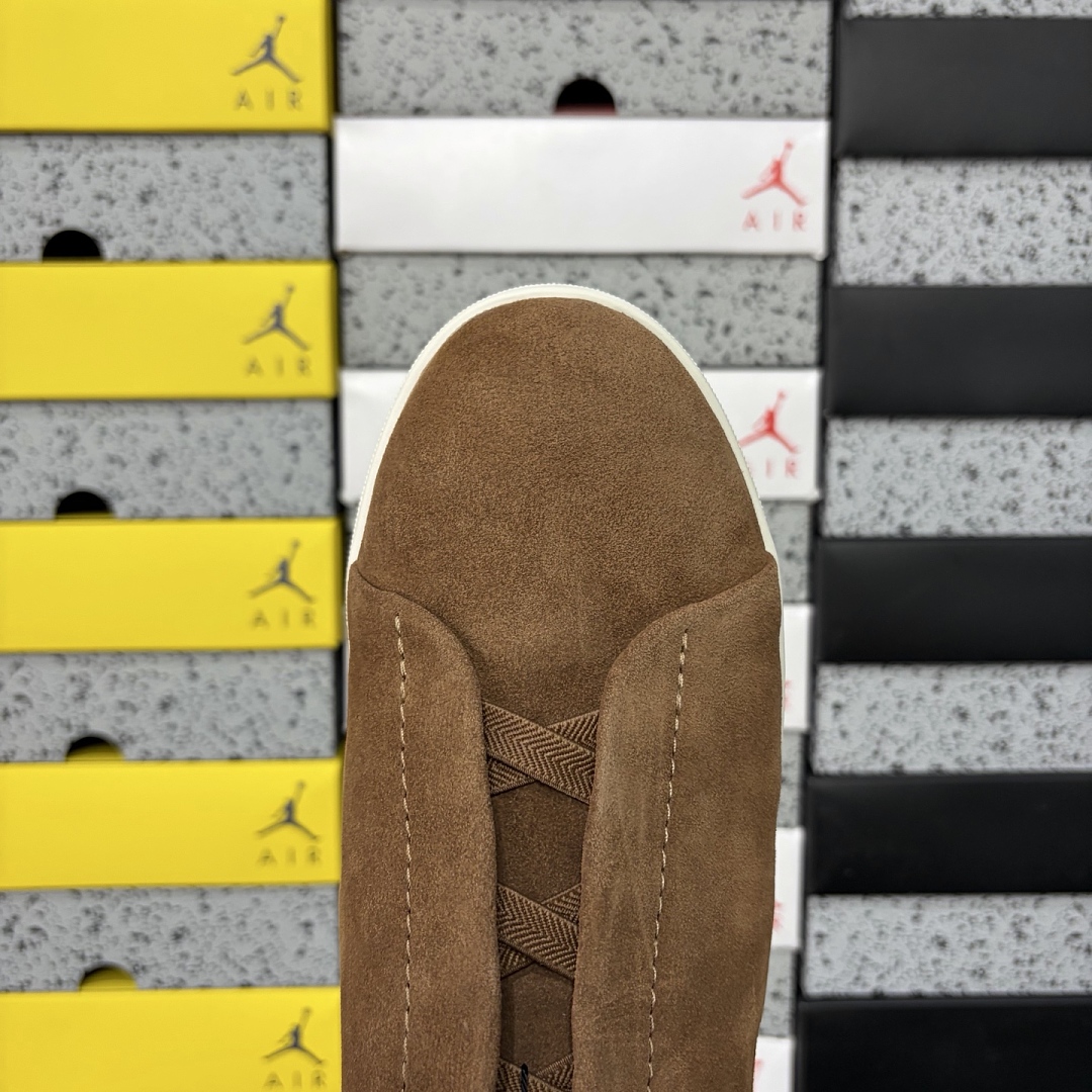 Zegna Deerskin Triple Stitch (Brown) - Image 8