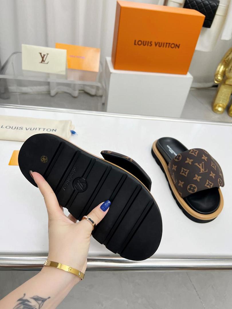 Louis Vuitton Velcro Slippers - Image 4