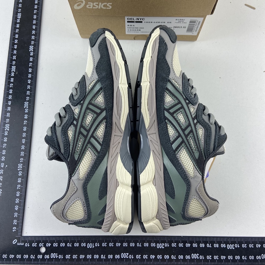 ASICS Gel-NYC Oatmeal Obsidian Grey NYC - Image 9
