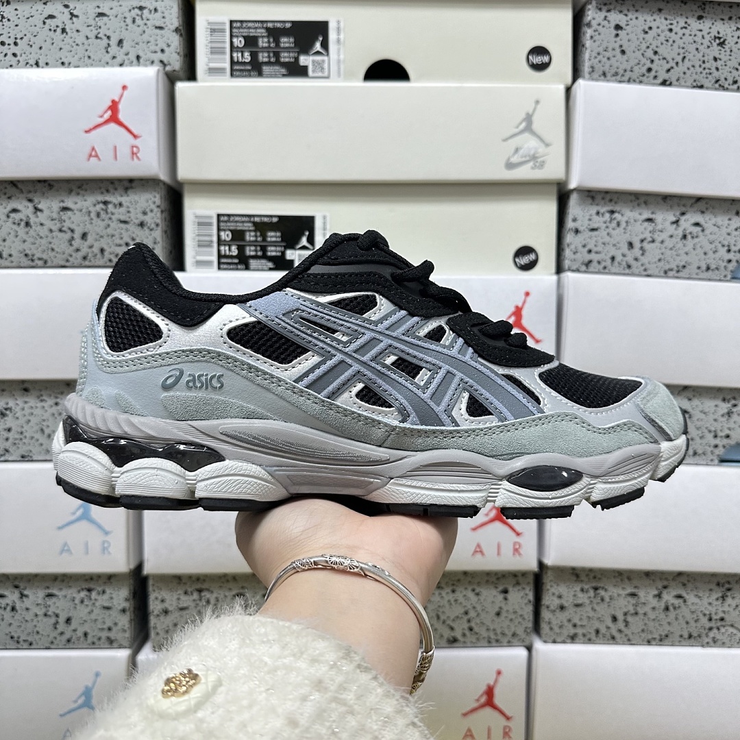 ASICS Gel-NYC Black Fjord Grey 1203A383-003 - Image 4