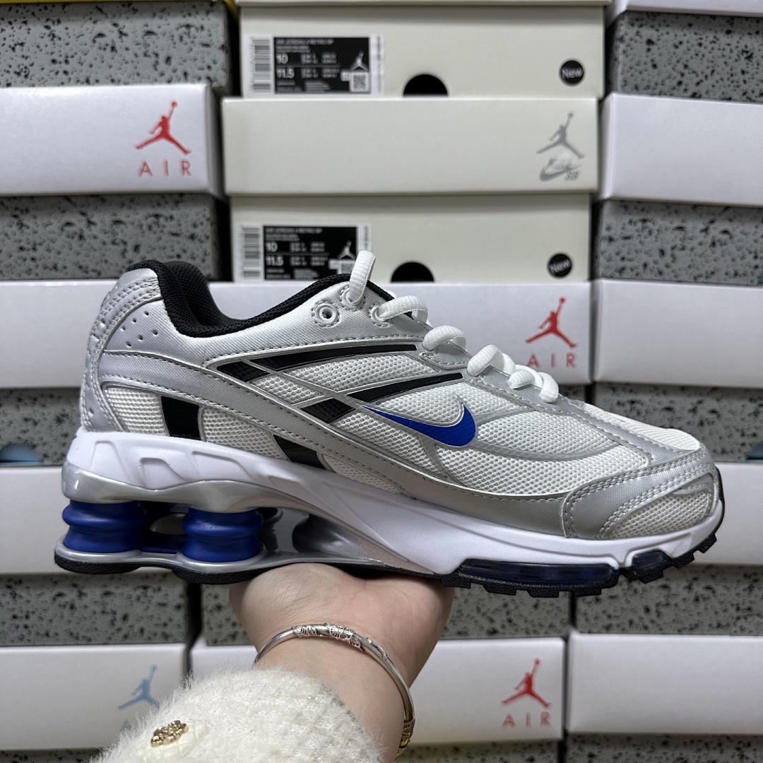Nike Shox Ride 2 Photon Dust (Metallic Silver Navy) - Image 3