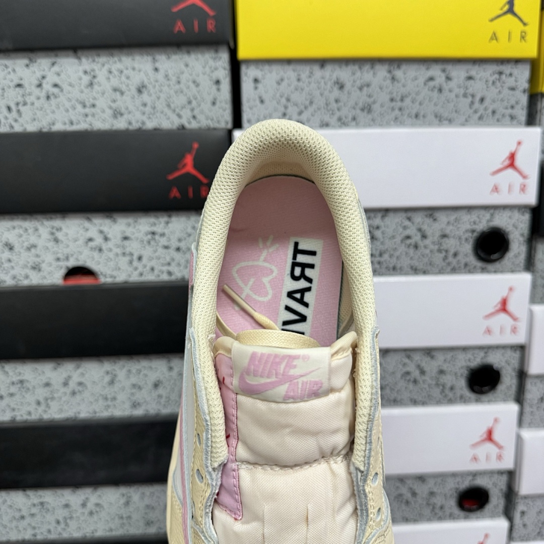 Nike Jordan 1 Retro Low OG SP Travis Scott Shy (Pink) - Image 6