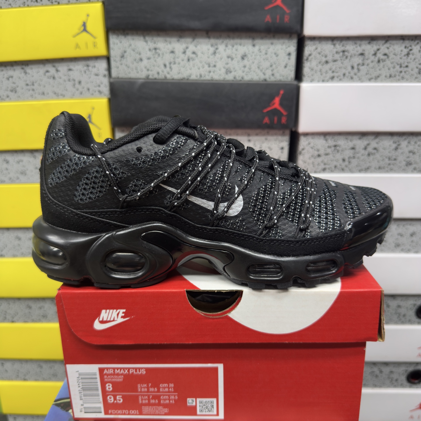 Nike Air Max Plus Toggle Black Reflective FD0670-001 White (Strap) - Image 10