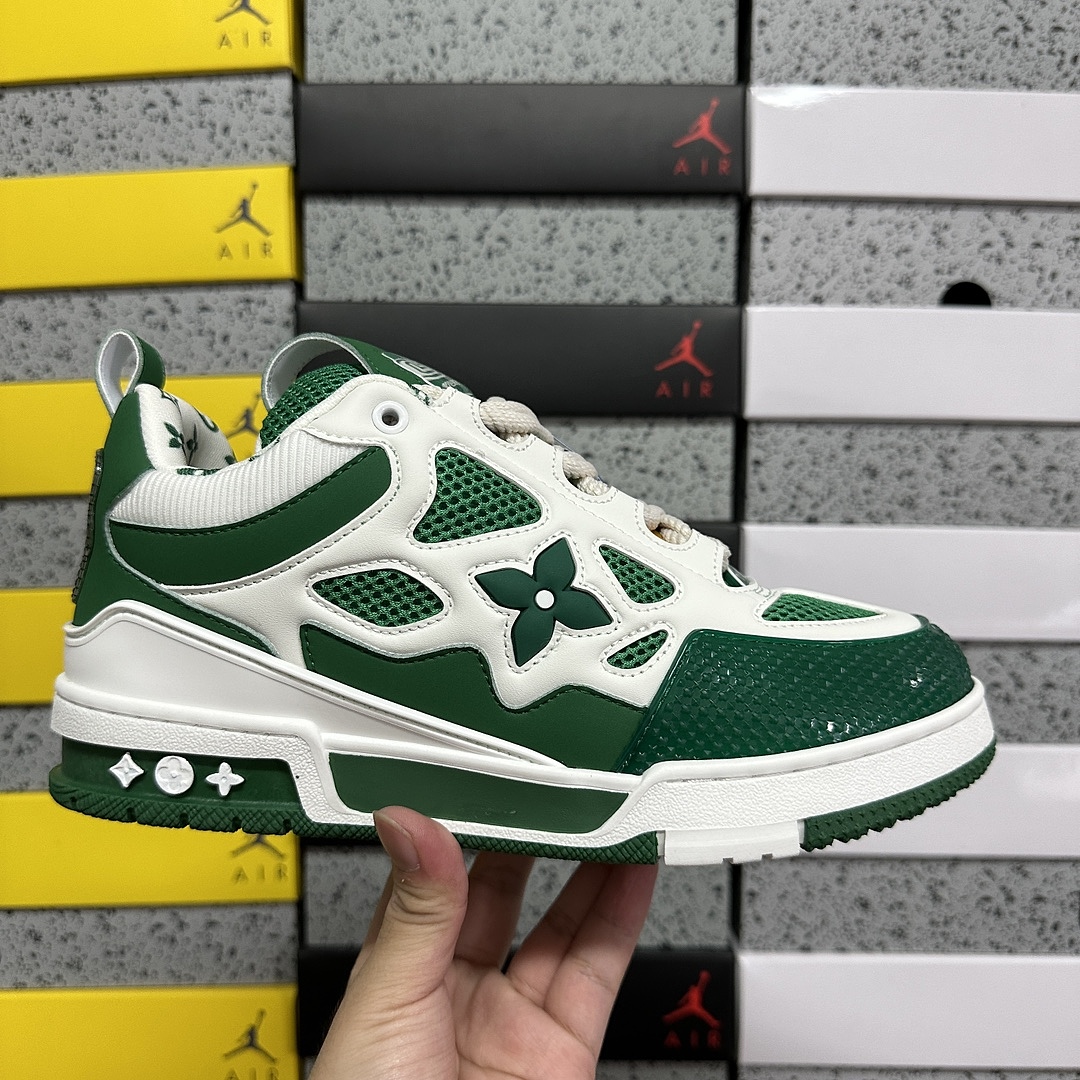 Louis Vuitton Skate Sneaker SK8 (White Green) - Image 6