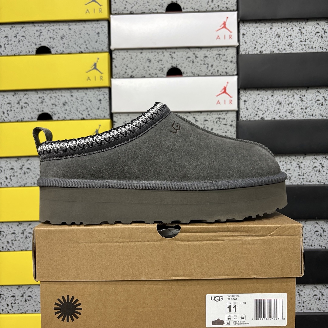 UGG Tazz Thick Sole Loafers / Ethnic Grey -2553
