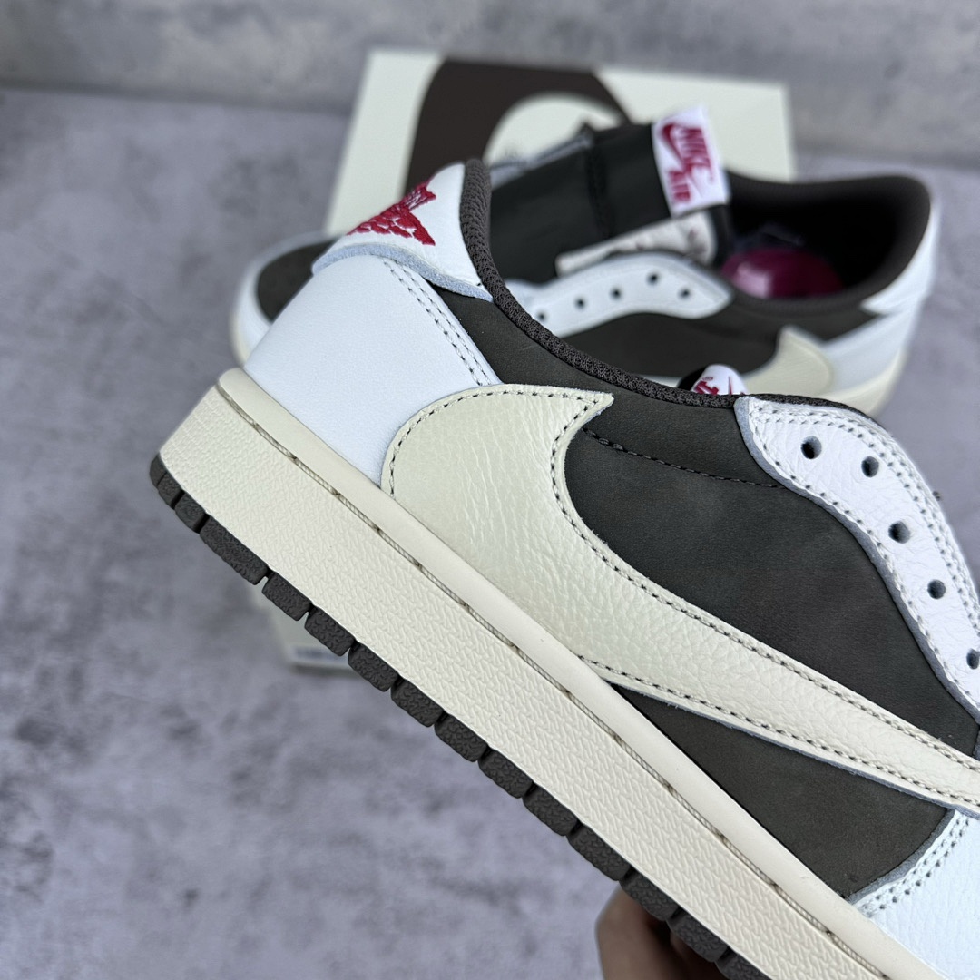Chanel Jordan 1 Retro Low OG SP Travis Scott Reverse (Mocha) - Image 7