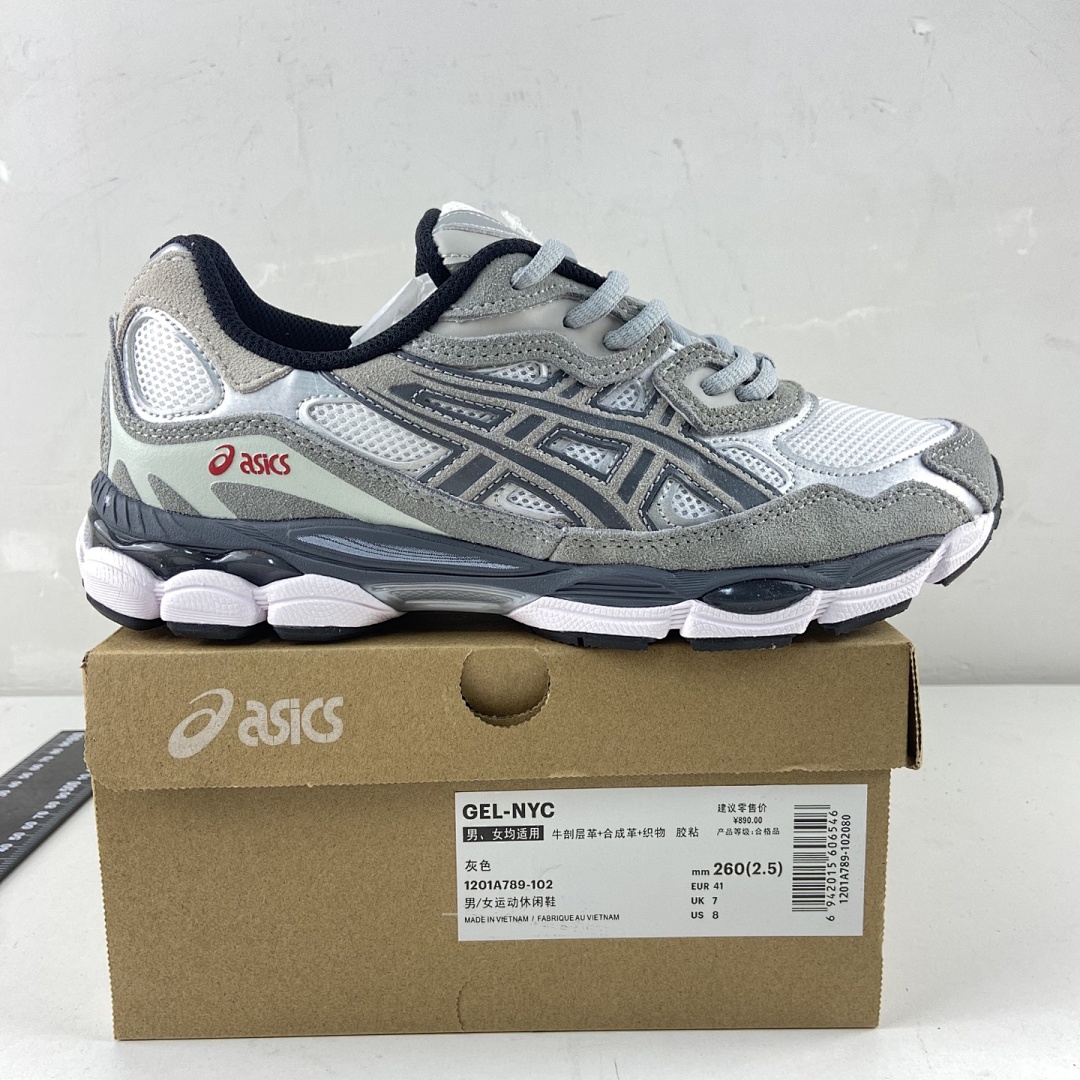 ASICS Gel-NYC White Steel Grey NYC - Image 6
