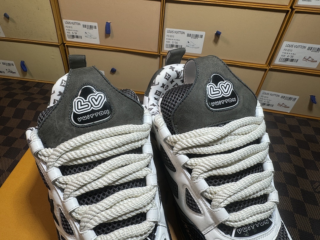 Louis Vuitton LV Skate Grey Sports Shoes - Image 3