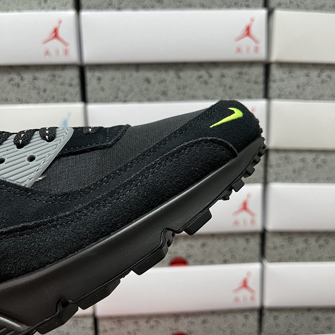 Nike Air Max 90 Black Volt Cool Grey FQ2377-001 - Image 7