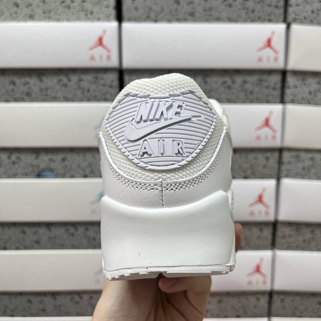 Nike Air Max 90 Recraft (Triple White) - Image 4