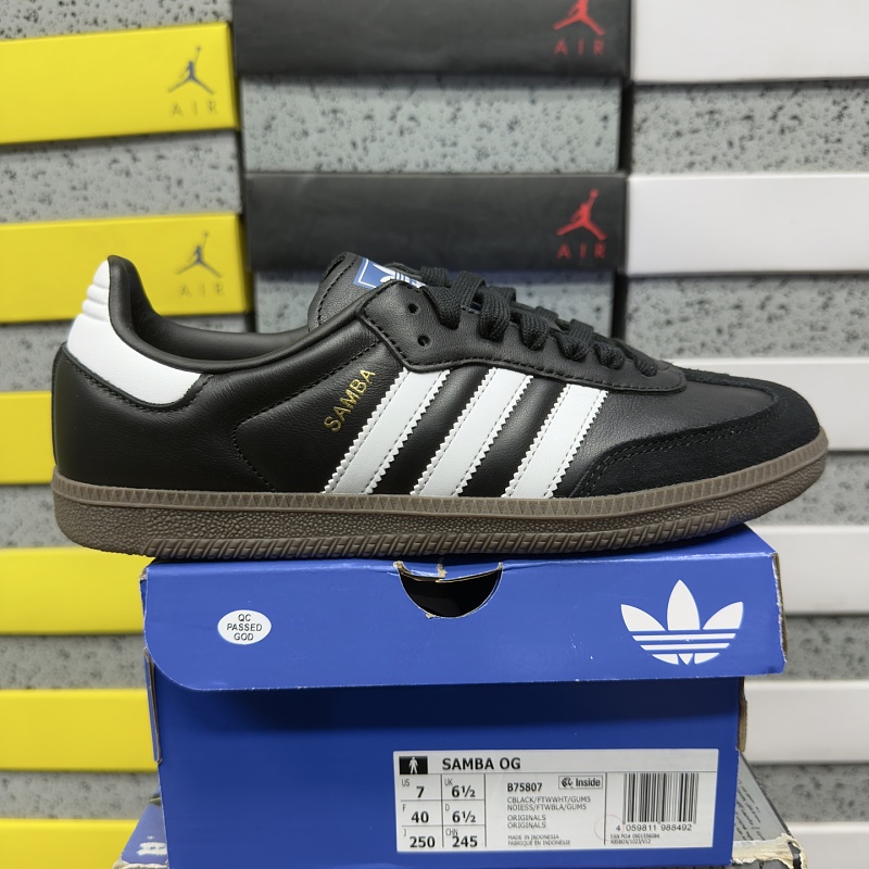 Adidas Samba OG Black White Gum B75807