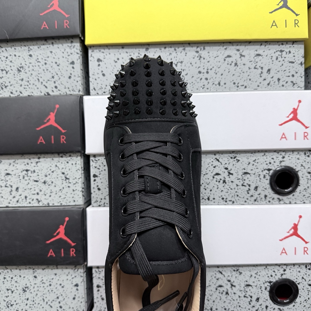 Christian Louboutin CL 1130573CM53 Black Patent Stud - Image 7