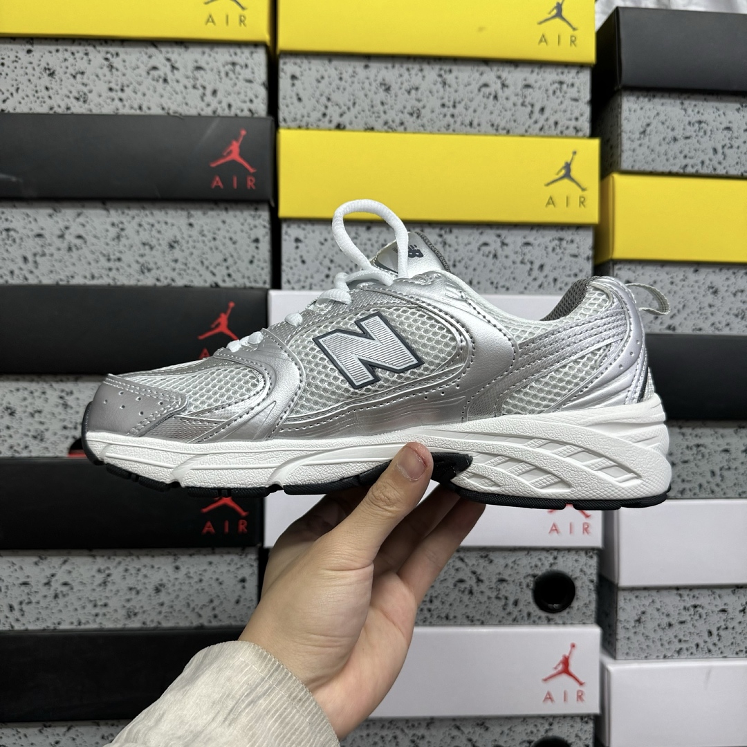New Balance 530 Grey Matter (Silver Metallic) - Image 4