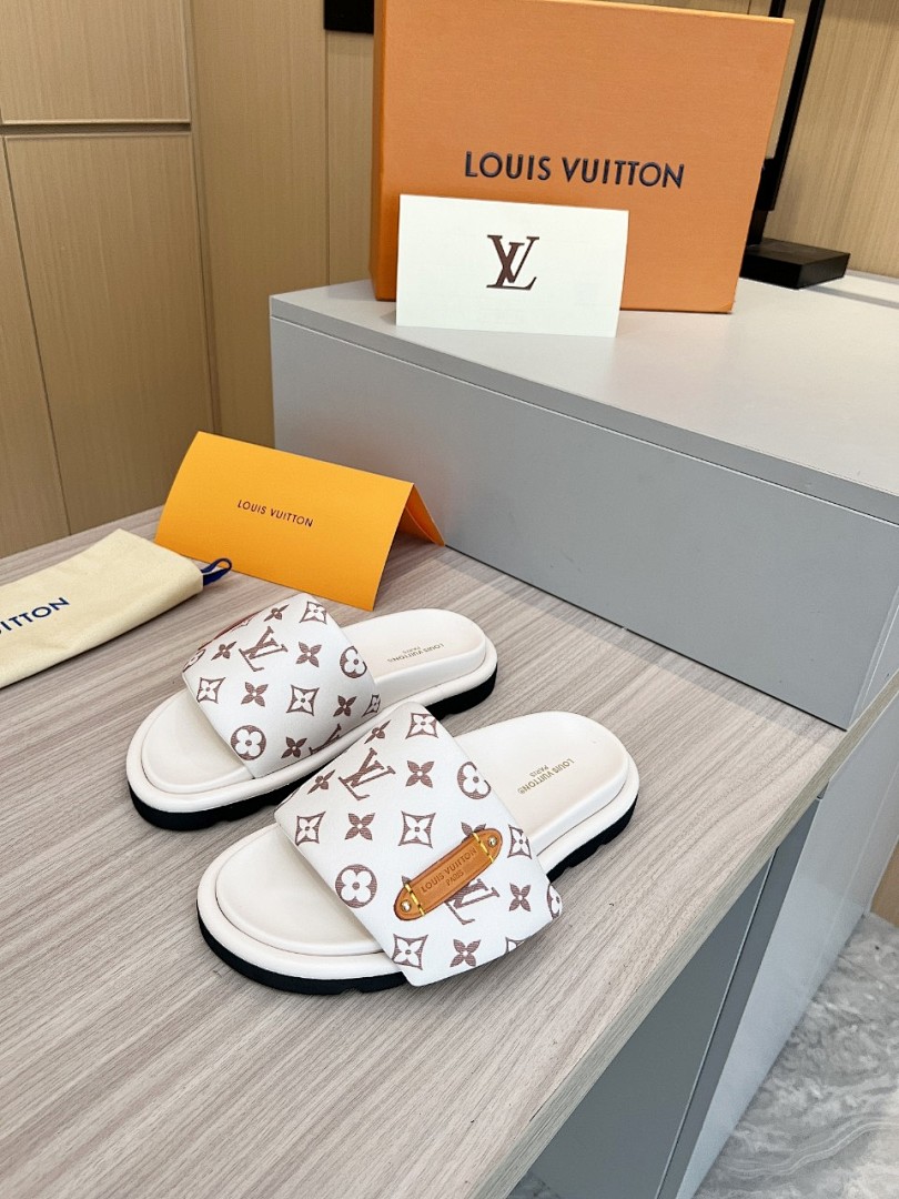 Louis Vuitton Velcro Slippers - Image 5