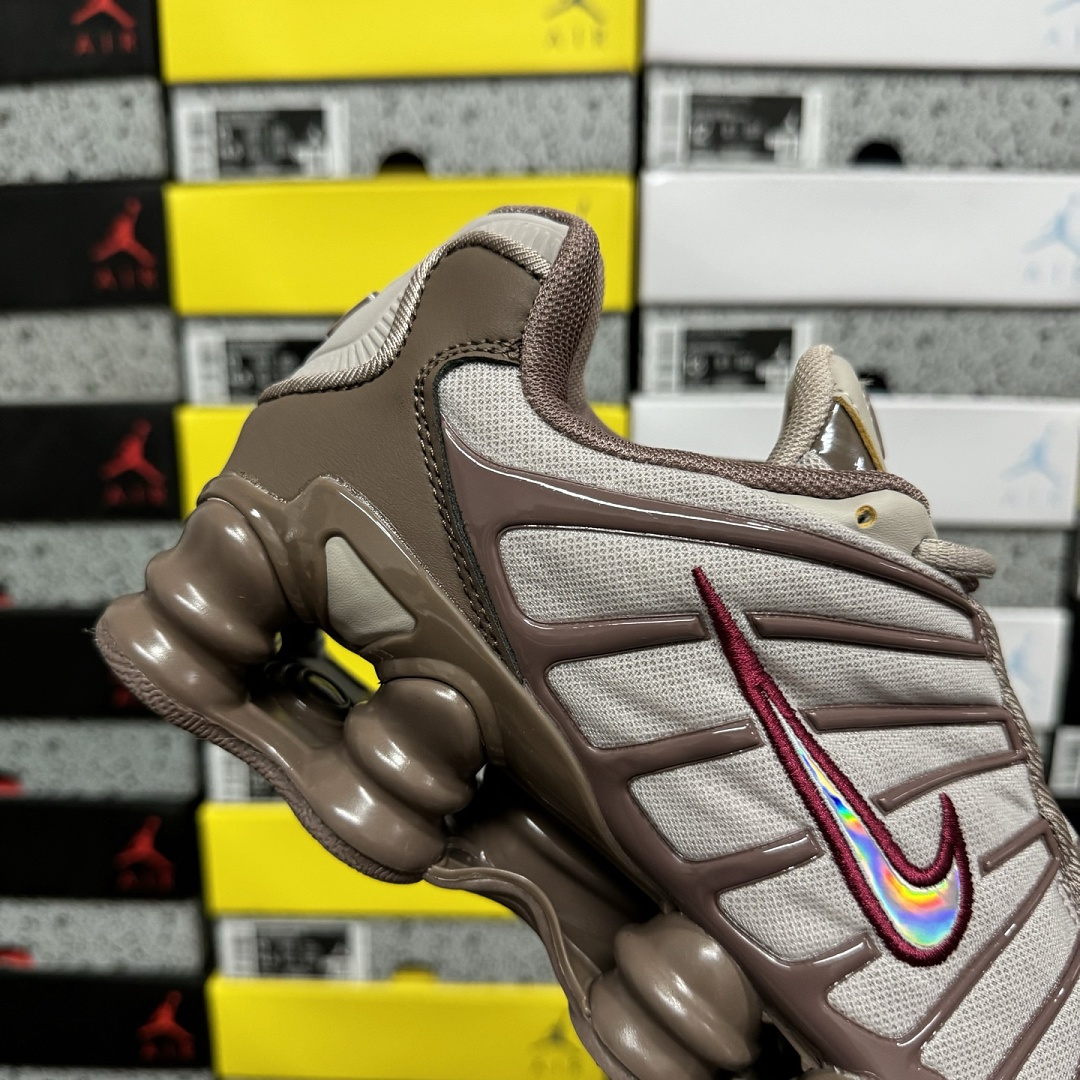 Nike Shox TL Pumice Night Maroon - Image 5