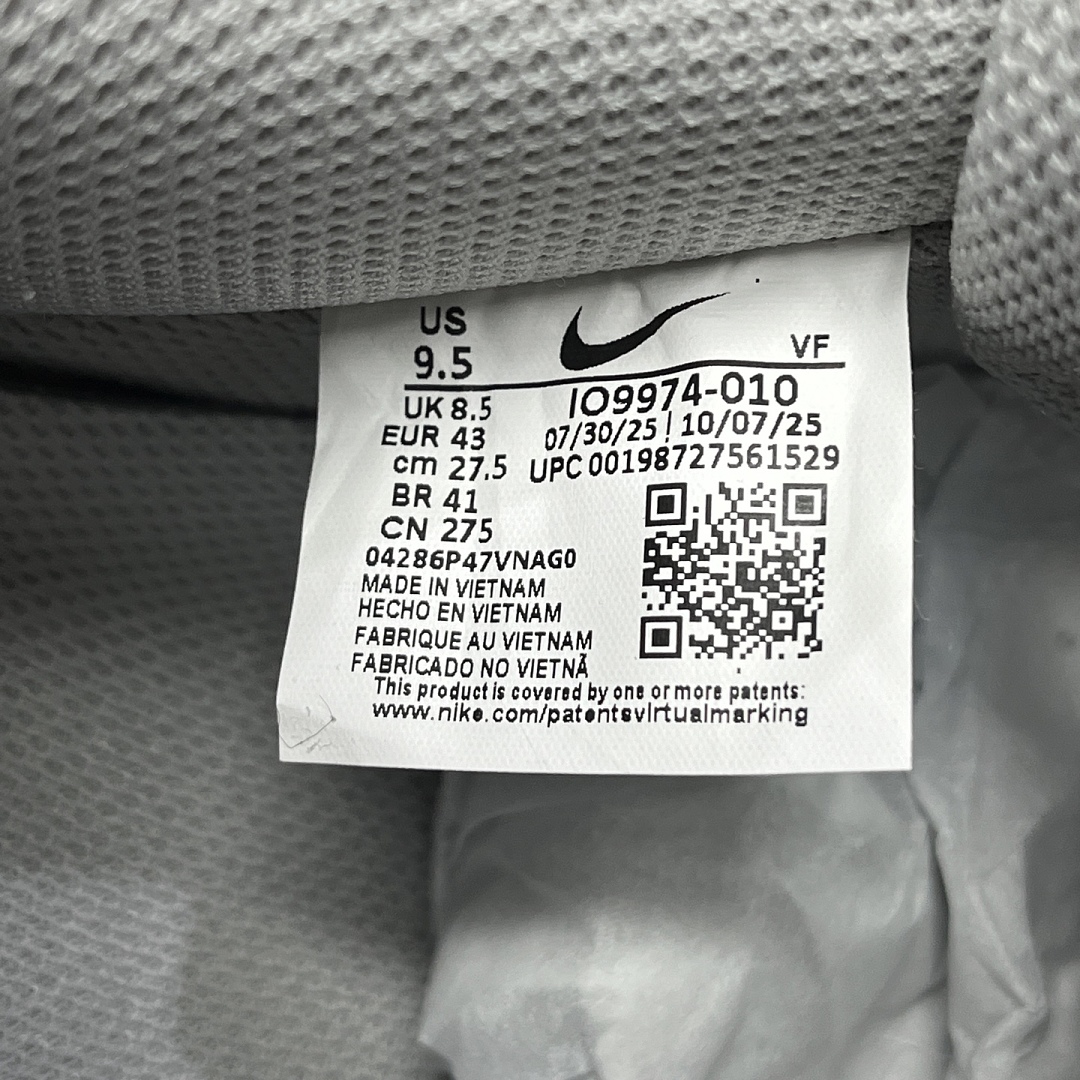 Nike Air Force 1 Low Syna Central Cee Black White Smoke (Grey) - Image 7