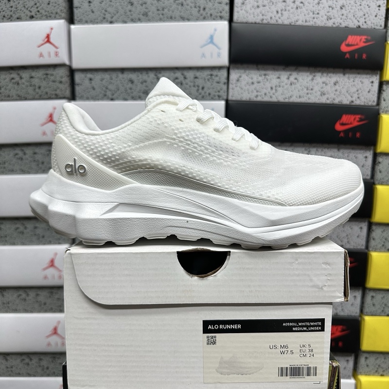 Alo Yoga Rnner A0590U_WHITE/WHITE