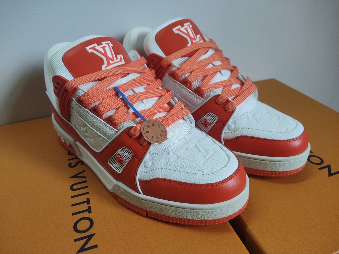 Louis Vuitton LV Trainer (Orange) - Image 3