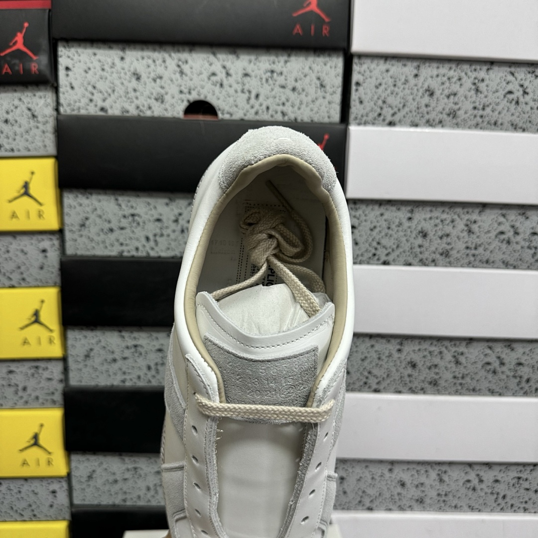 On Running Maison Margiela Replica German Army Trainer Dirty Wash H8339 White Grey (GAT Dark Suede) - Image 6
