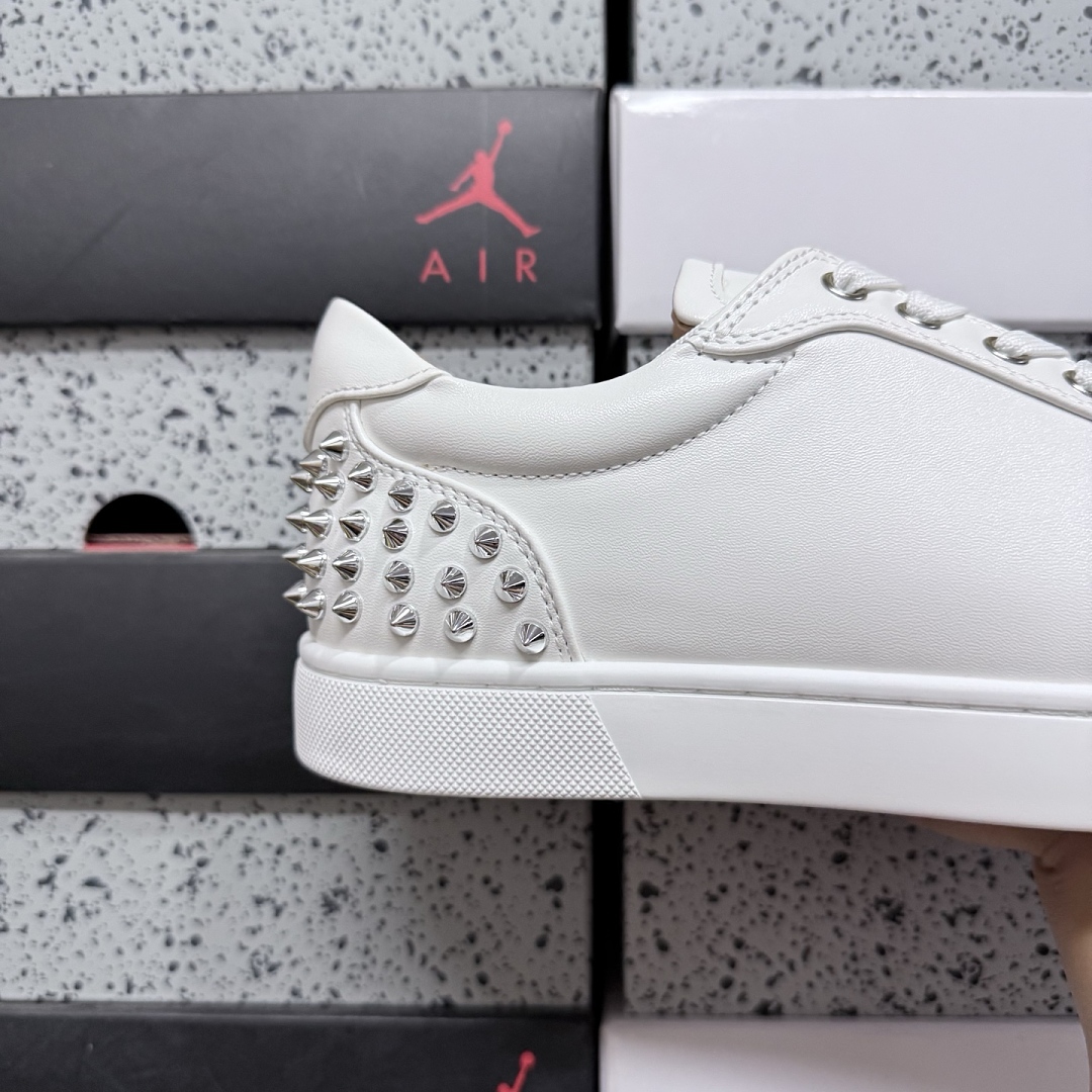 Christian Louboutin CL White Surface Stud - Image 7