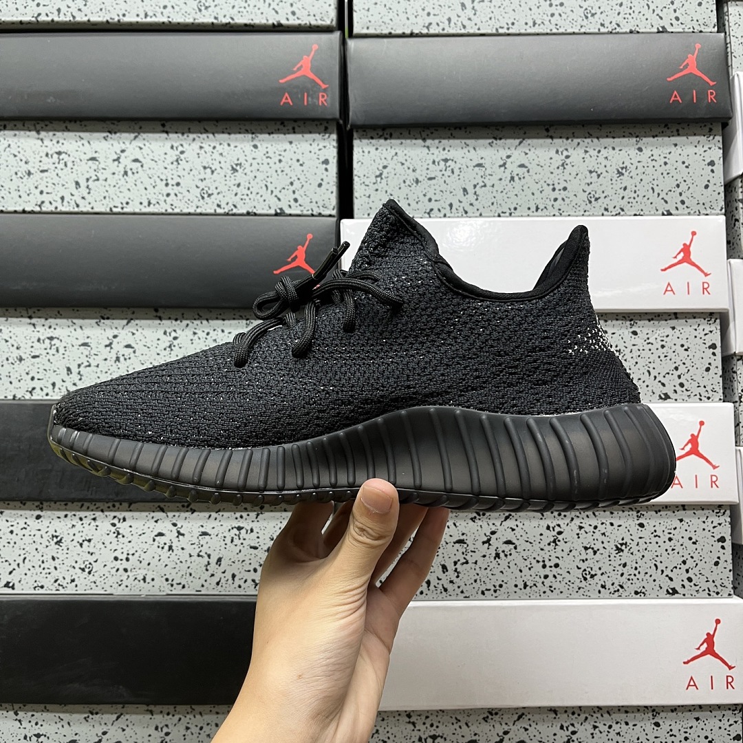 Adidas Yeezy Boost 350 V2 Core (Black White) - Image 9