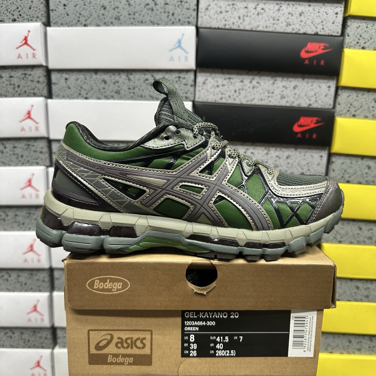 ASICS UB10-S Gel-Kayano 20 Kiko Kostadinov Moss Gunmetal - Image 11