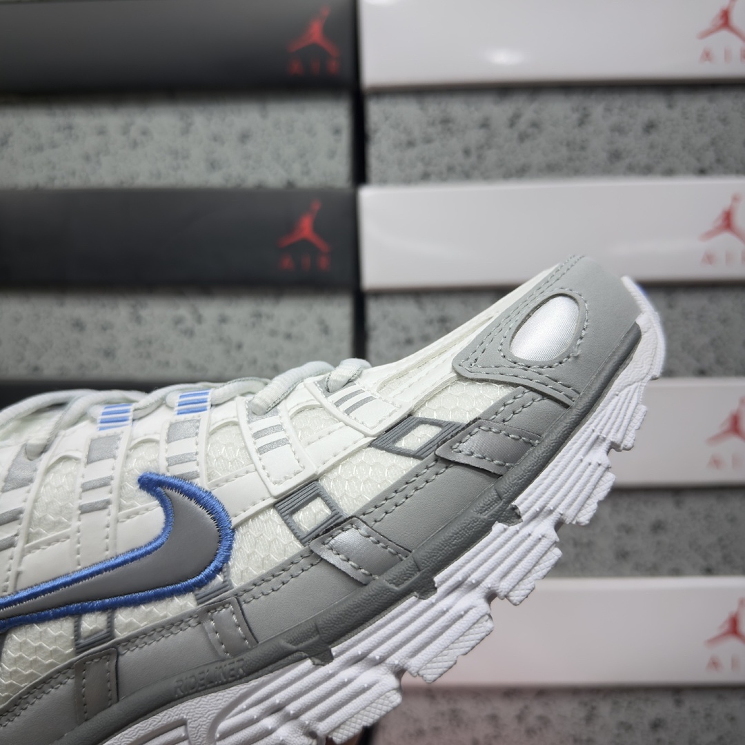 Nike P-6000 (White Metallic Silver Blue) - Image 8