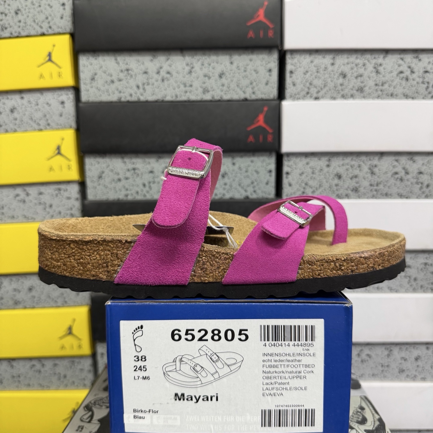 Birkenstock Birken Arizona Birkibuc Double Buckle Flip Flops - Image 10