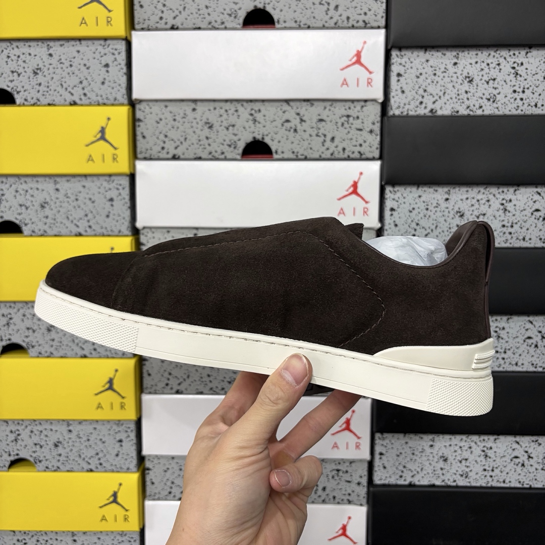 Zegna Deerskin Triple Stitch (Coffee) - Image 7