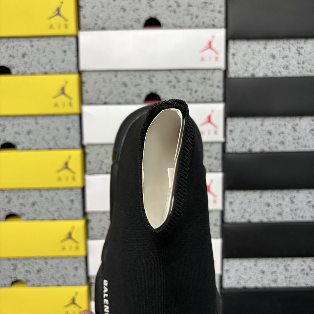 Balenciaga Speed 2021 Black Socks - Image 12