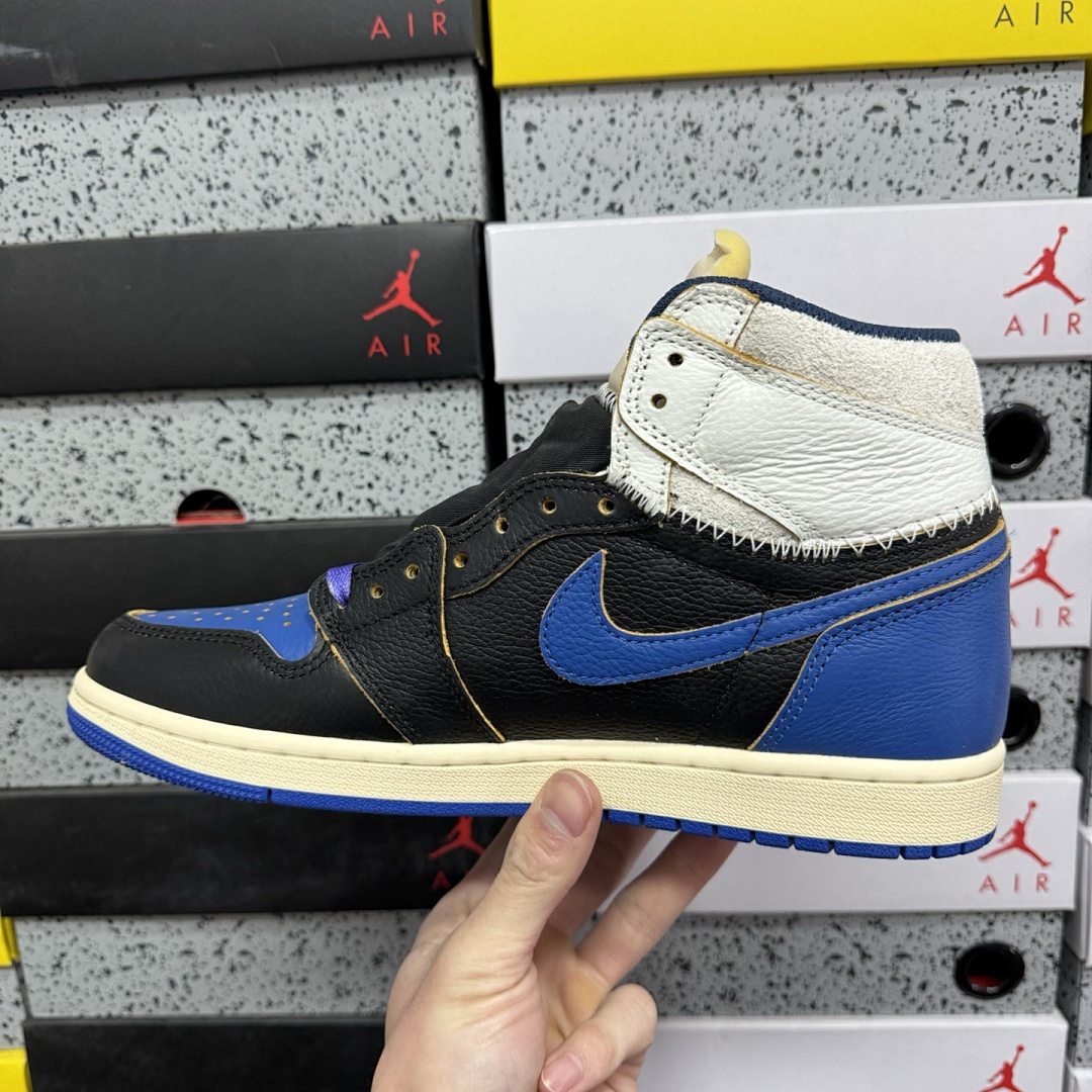Nike Jordan 1 Retro High OG SP Fragment X Union LA Sport Royal UN (Blue) - Image 3