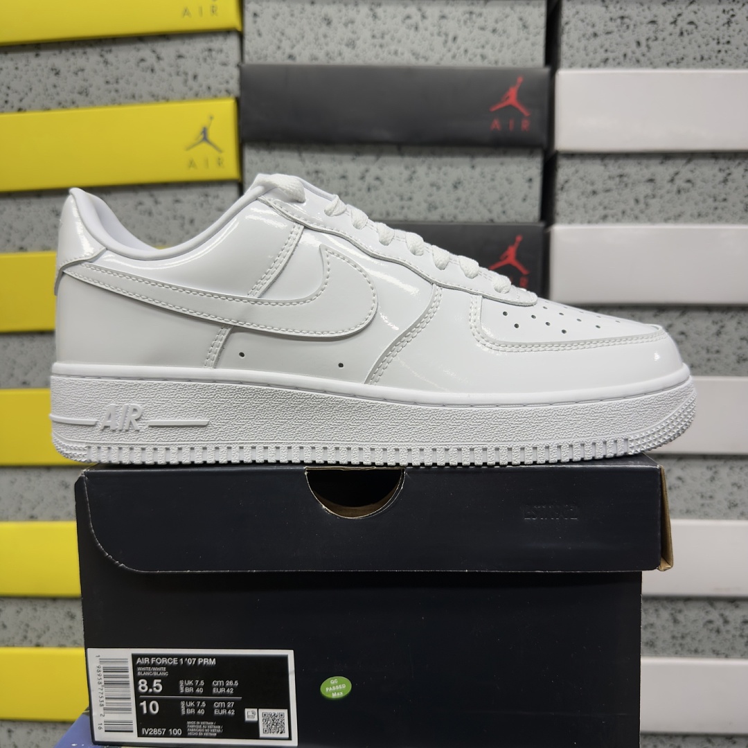 Nike Air Force 1 Low '07 Premium White Patent