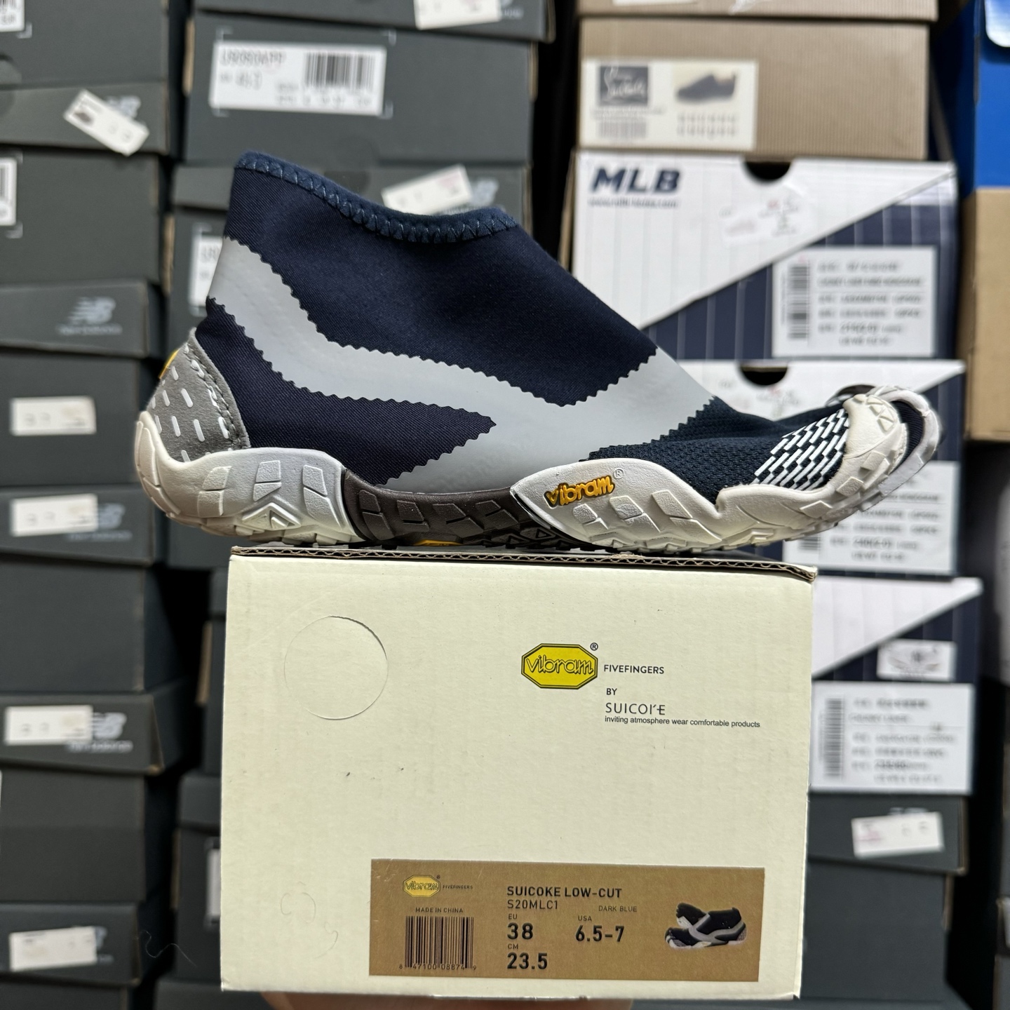 Suicoke Finger Chukka Boot S20MLC1 Navy High Top - Image 10