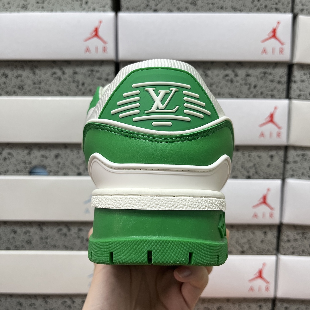 Louis Vuitton Trainer Maxi (White Green) - Image 5