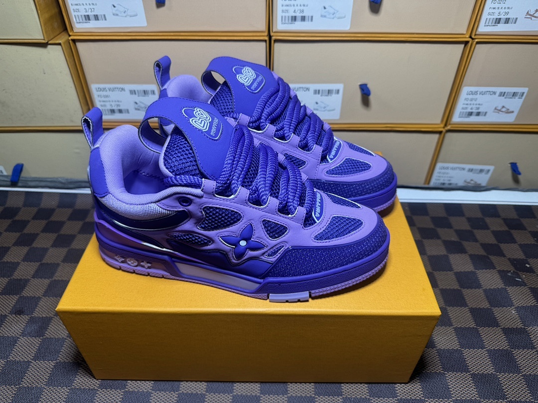 Louis Vuitton LV Skate Purple Sneakers